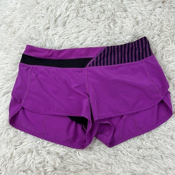 Lululemon Run: Speed Short *4-way Stretch Ultra Violet / Wi14 Quilt 27 - Picture 1 of 5